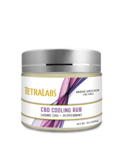 cooling muscle cbd rub