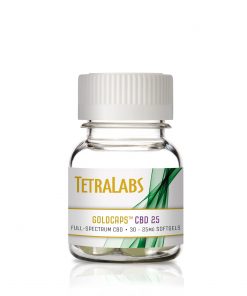 goldcaps full spectrum cbd softgels 25mg